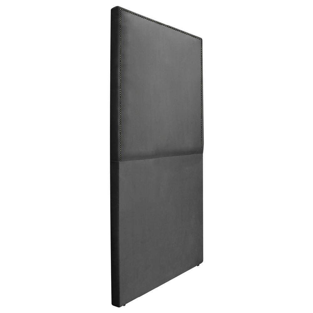 Cabeceira Solteiro Bali P02 90 cm Para Cama BoxCinza Escuro