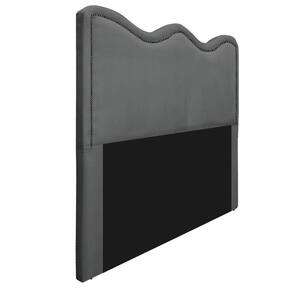 Cabeceira King Bari 195 Cm Cama Box Corano Cinza