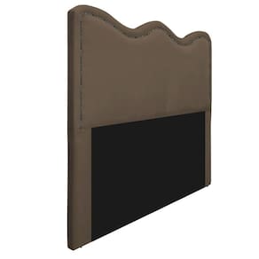 Cabeceira King Bari 195 Cm Cama Box Suede Marrom