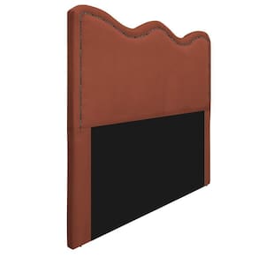 Cabeceira King Bari 195 Cm Cama Box Suede Terracota