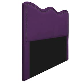 Cabeceira Casal Bari P02 140 cm Para Cama Box Suede Roxo