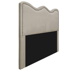 Cabeceira Queen Bari 160 Cm Cama Box Suede Bege