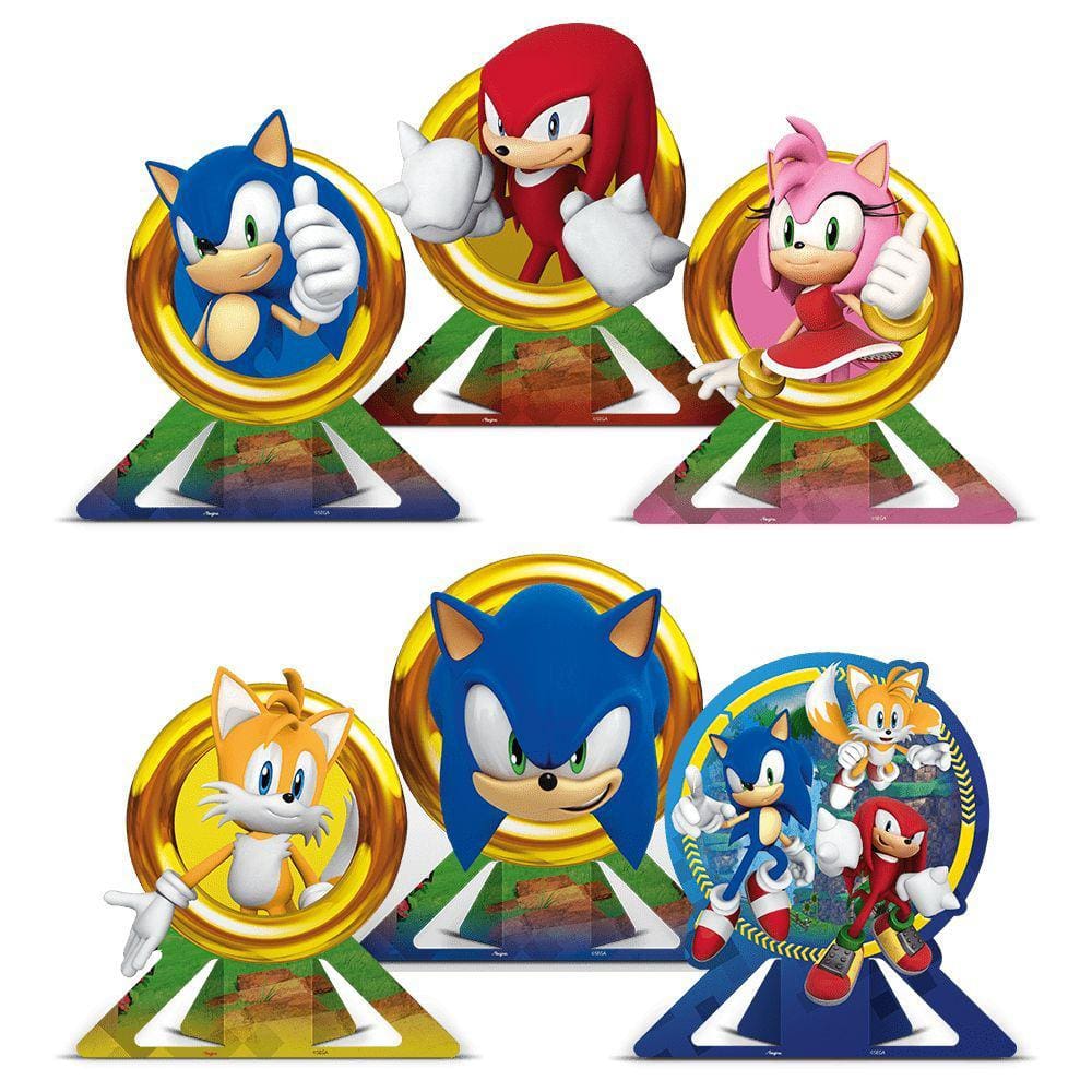 Decoracao aniversario sonic