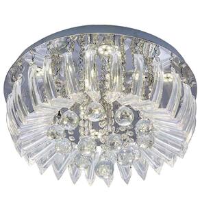 Plafon Sobrepor Led Cristal E Acrílico Greta 45Cm 24W 6500K