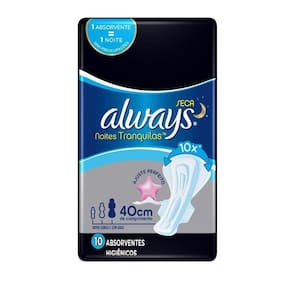 Absorvente Always Noites Tranquilas Seca 10Un