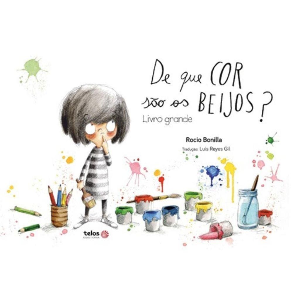De Que Cor Sao Os Beijos? - Livro Grande
