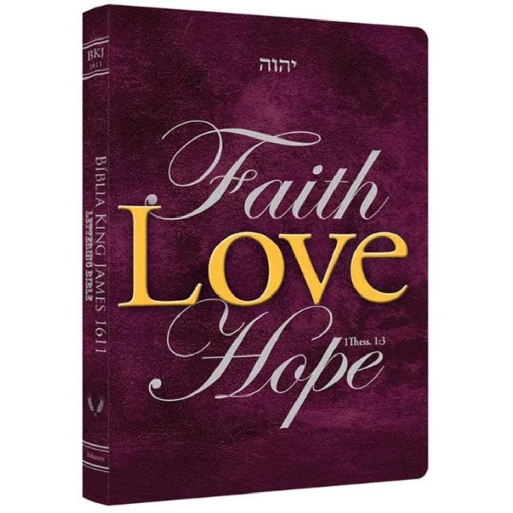 Biblia King James 1611 - Ultrafina Lettering Bible Faith Hope