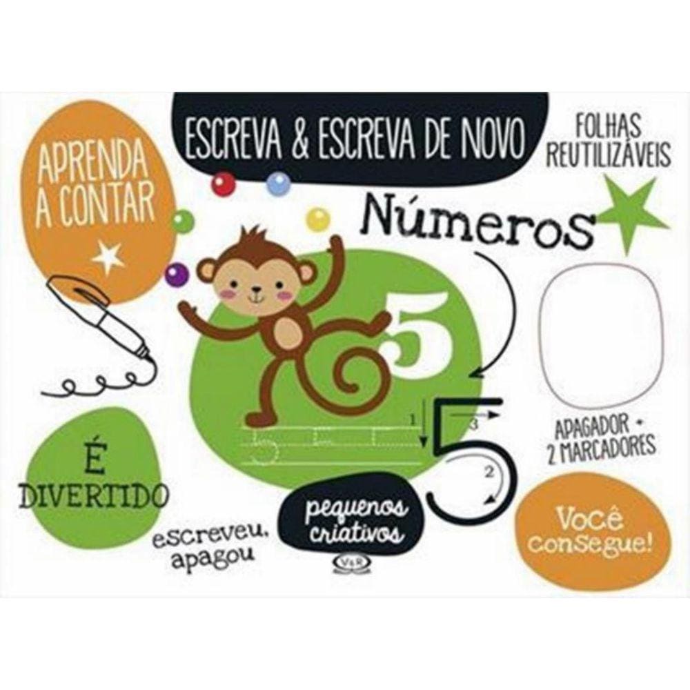 Escreva E Escreva De Novo - Numeros