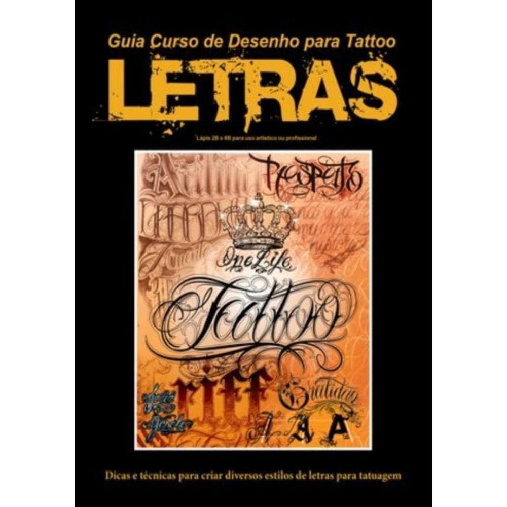 Guia Curso De Desenho Para Tattoo - Letras