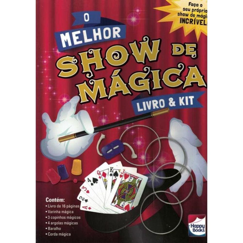 Livro & Kit - O Melhor Show De Magica