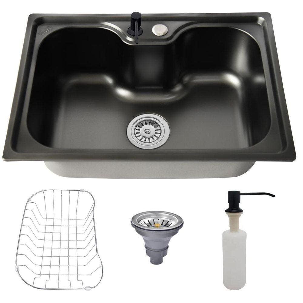 Cuba Cozinha Gourmet Aço Inox Luxo Acessórios 60X42 Preto
