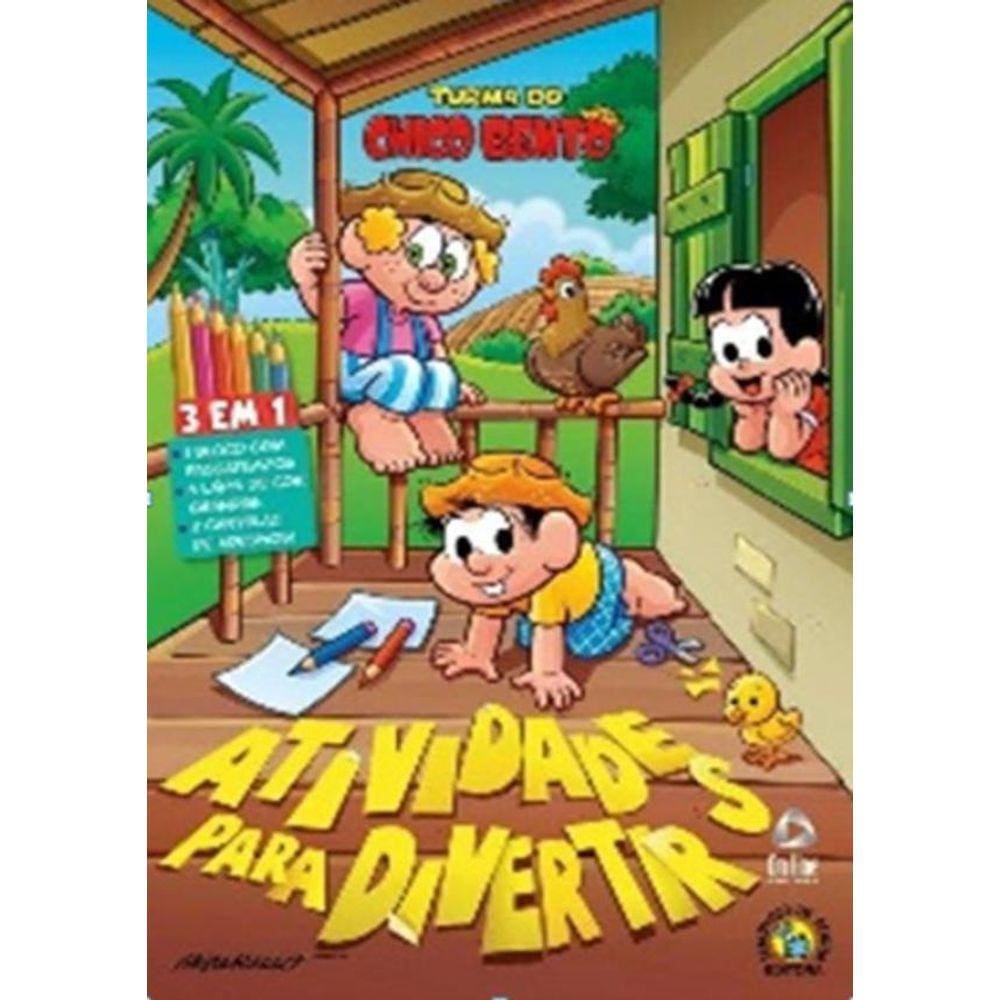 Turma Do Chico Bento Atividades Para Divertir
