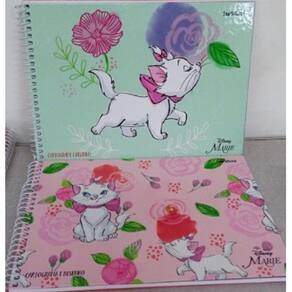 Caderno Cartografico Desenho Marie Capa Dura 80 Folhas