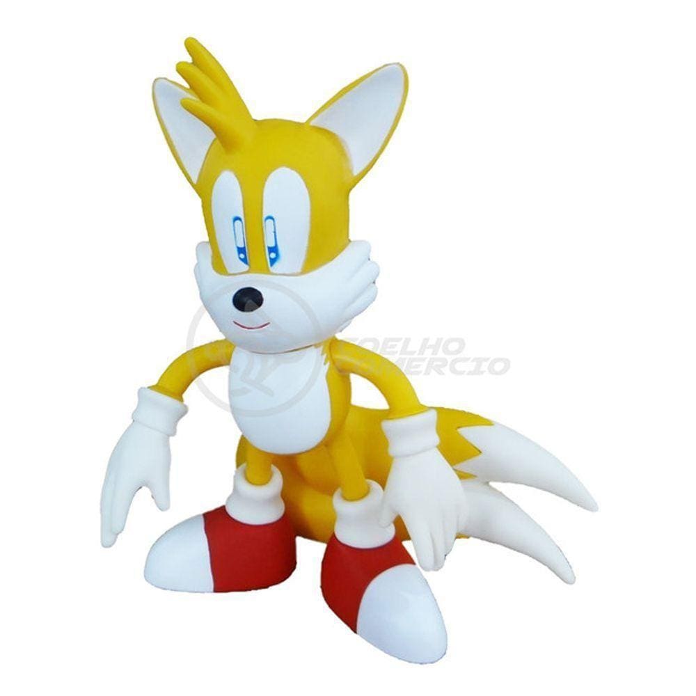 Boneco Grande Sonic World Colecionável 23cm Pvc