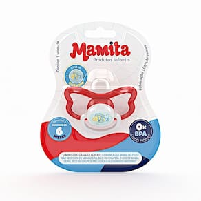 Chupeta América Mamita Bico Anatomico - Blister (cx c/12)