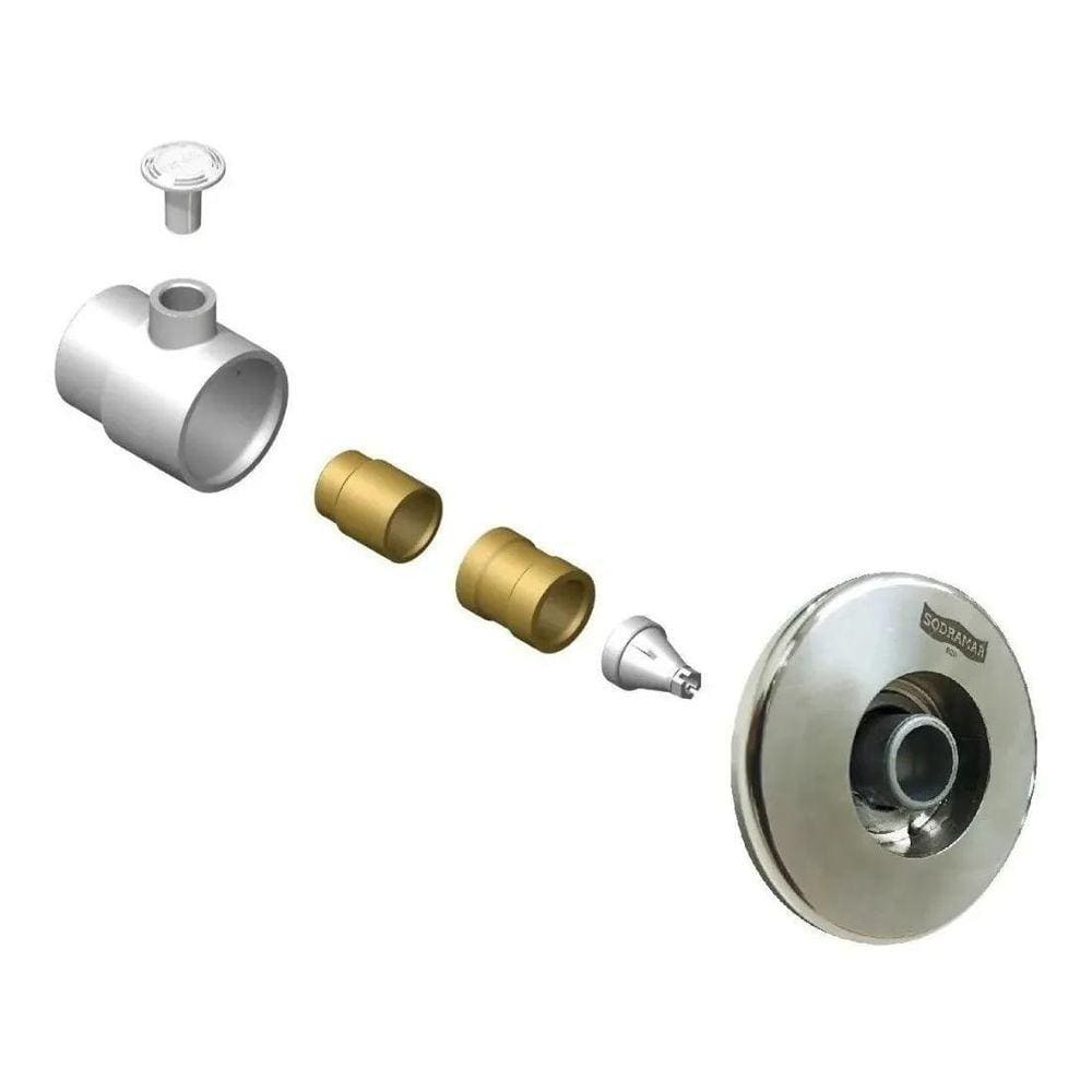 Dispositivo De Hidromassagem Premium Flat Inox 316 Sodramar