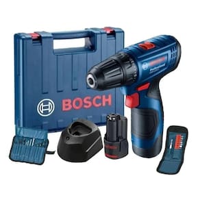 Parafusadeira Furadeira Gsr120Li Bosch 2 Baterias + 23 Aces