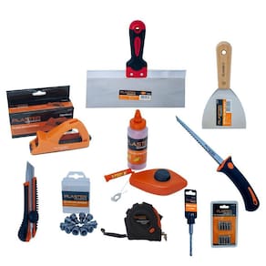 Kit Para Gesseiro Drywall Plaster Com 10 Peças
