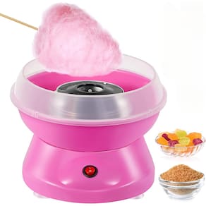 Maquina Algodão Doce Mini Portátil Festa Confraternizações 110v Rosa