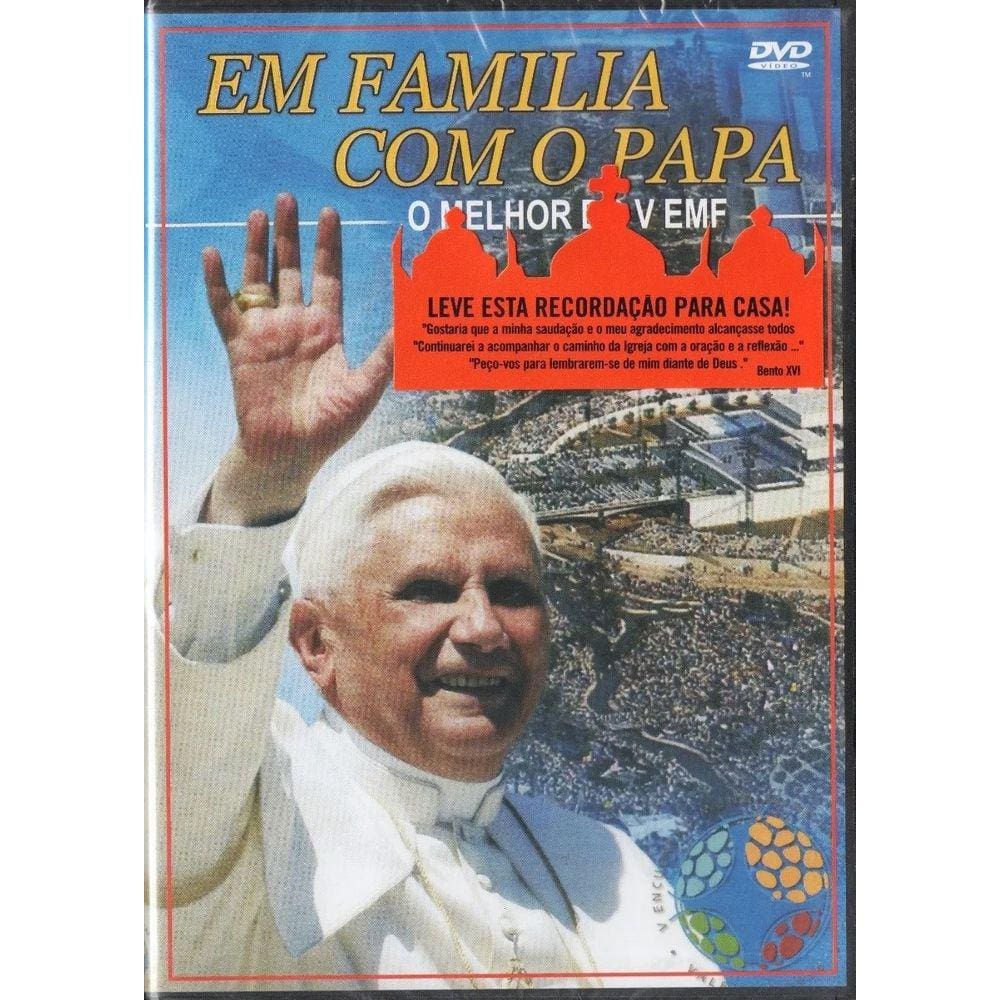 DVD Em Família Com O Papa Bento Xvi O melhor do V EMF