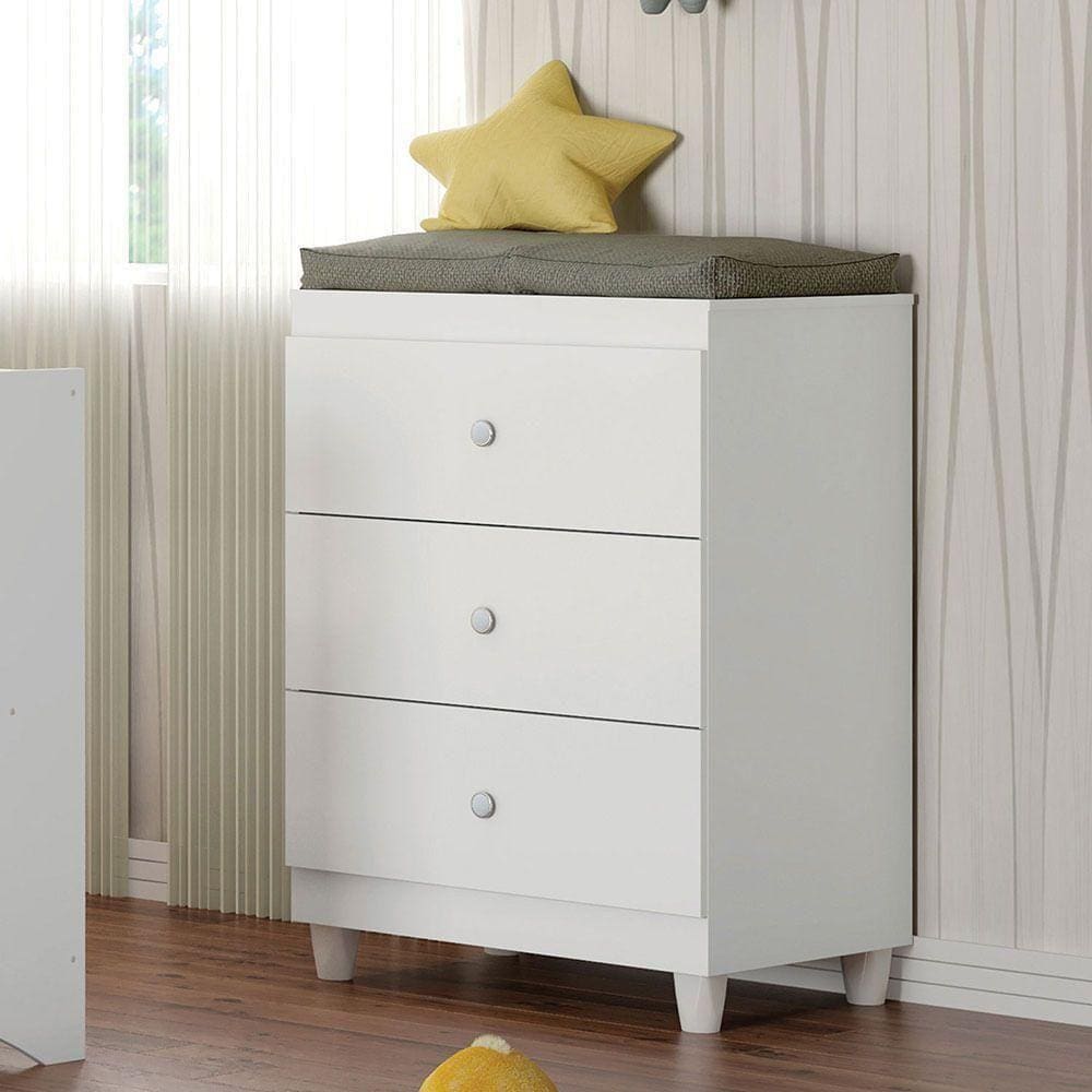 Cômoda Infantil Gutti Flex -3 Cores Em 1