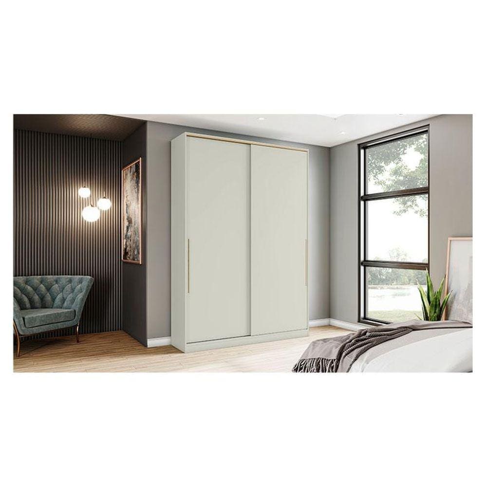 Guarda Roupa Solteiro Ambiente New Predileto Areia HP - Henn