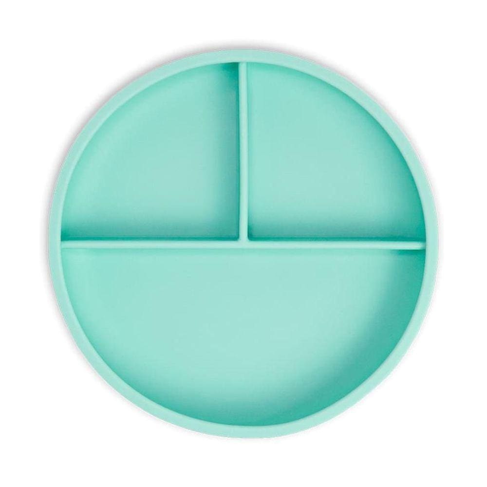 Prato De Silicone Com Ventosa E Divisória Freso Baby - Verde