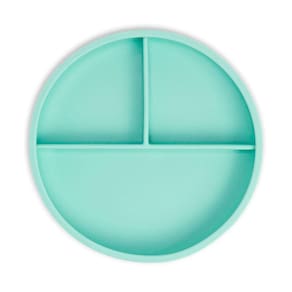 Prato De Silicone Com Ventosa E Divisória Freso Baby - Verde