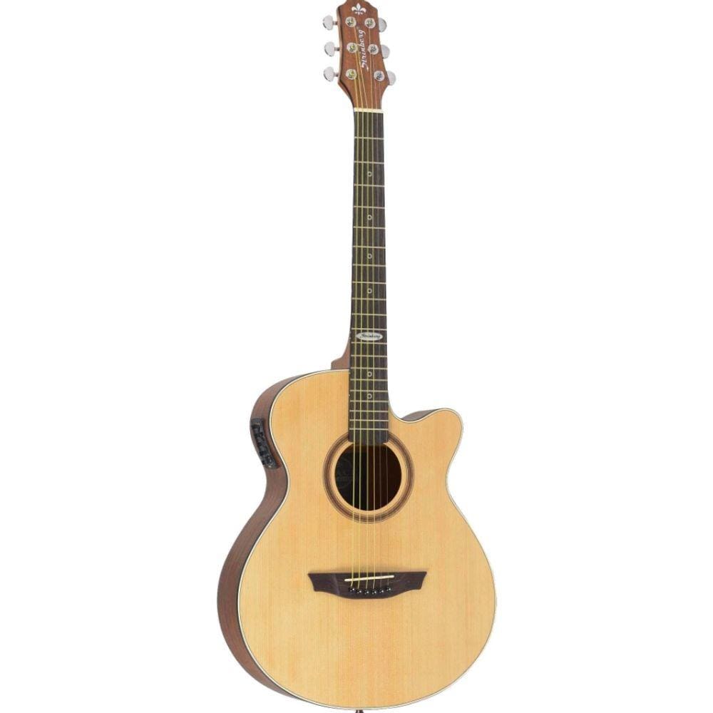 Violão Eletroacústico Strinberg SD200C AÇO Fosco Natural Satin