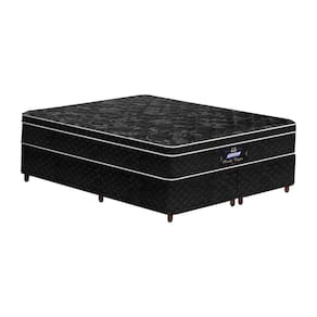 Conjunto Cama Box Queen de Molas Gazin Pérola Negra 158x188