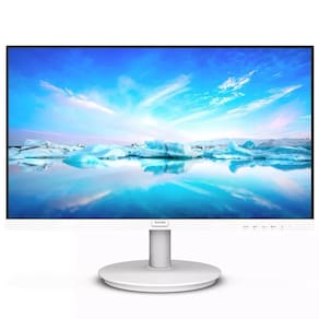 Monitor Philips 21,5" LED FULL HD HDMI VGA Branco - 221V8LW