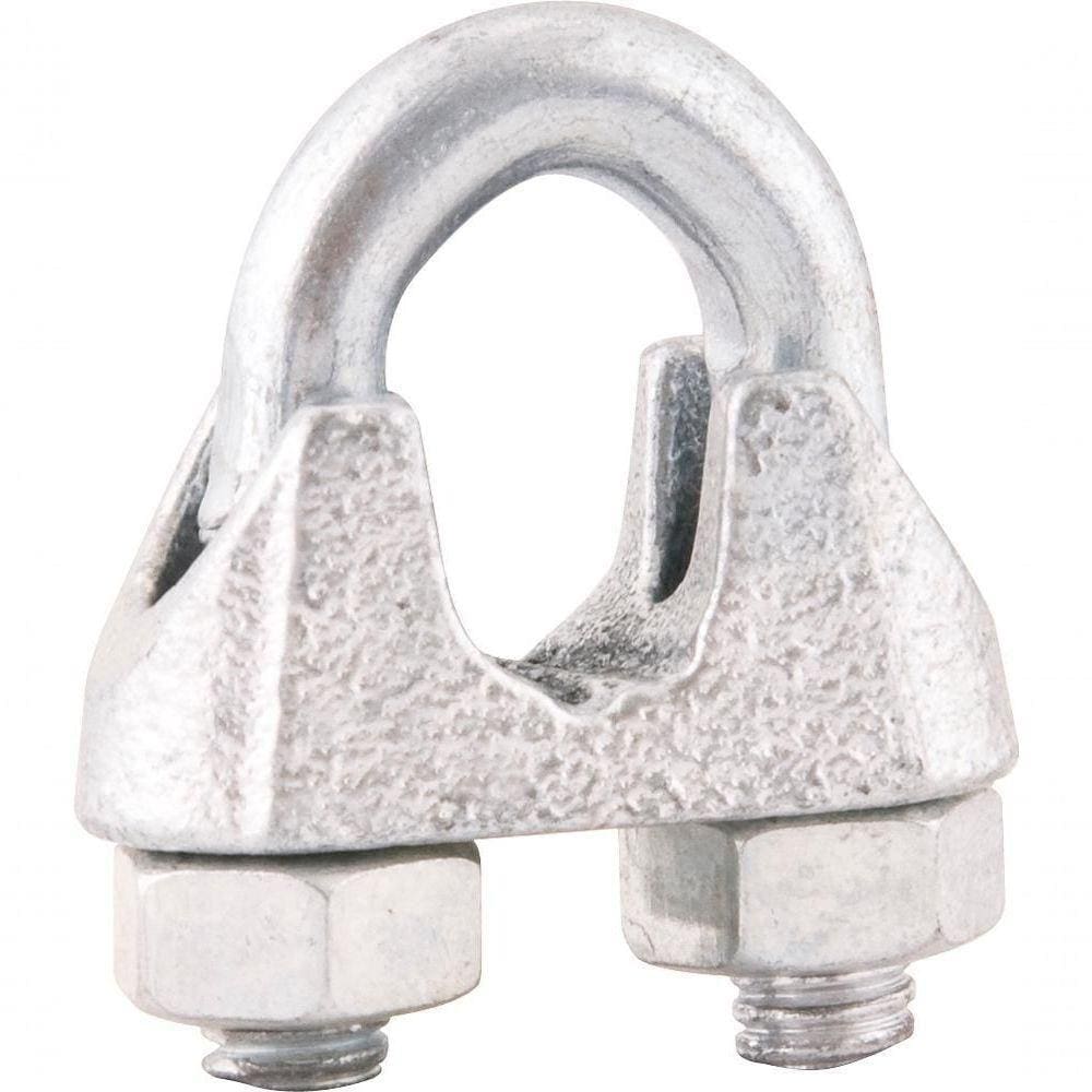 Clips Para Cabo De Aço 1/8" Leve Galvanizado - Nove54