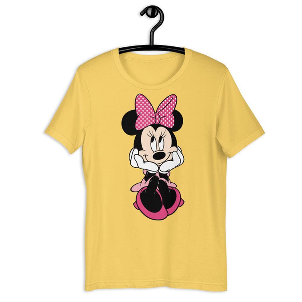 Camiseta Blusa Tshirt Feminina - Minnie Mouse Disney
