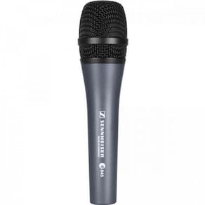 Microfone Dinâmico Super Cardióide E845 Sennheiser