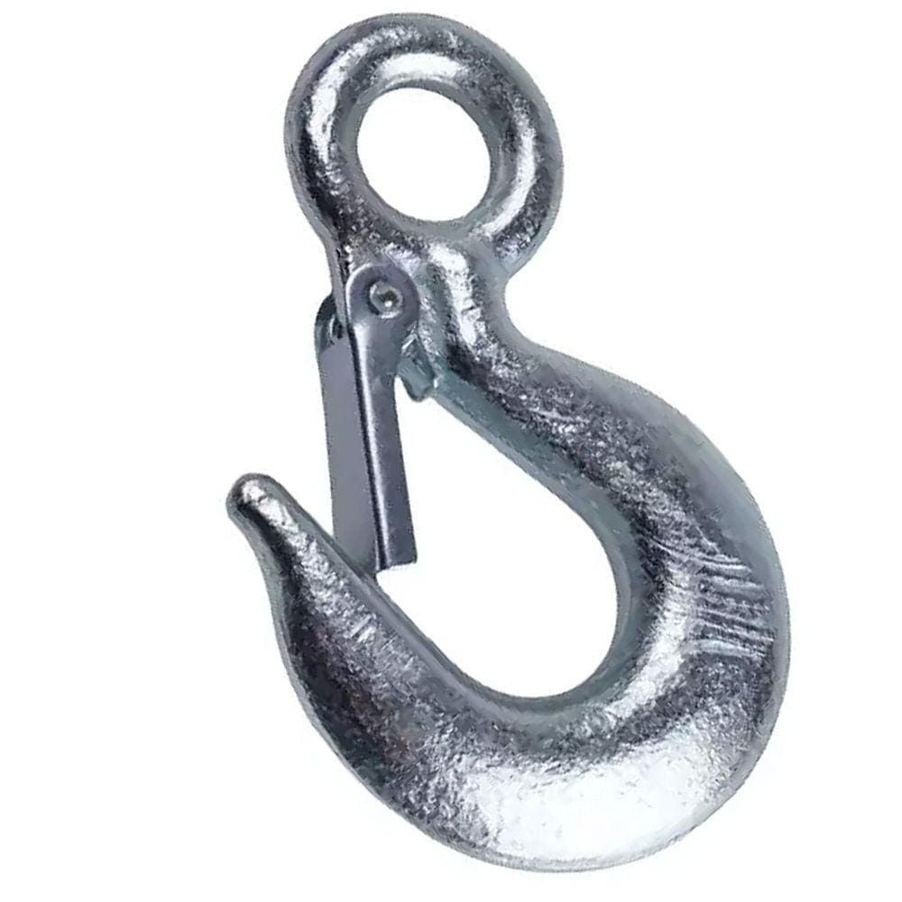 Gancho Olhal Cabo de Aço com Trava Aço Galvanizado Forjado Starfer 3 Toneladas
