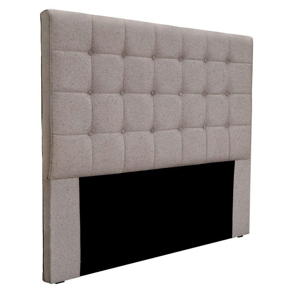 Cabeceira Solteiro 0,90m Linho Rústico Areia