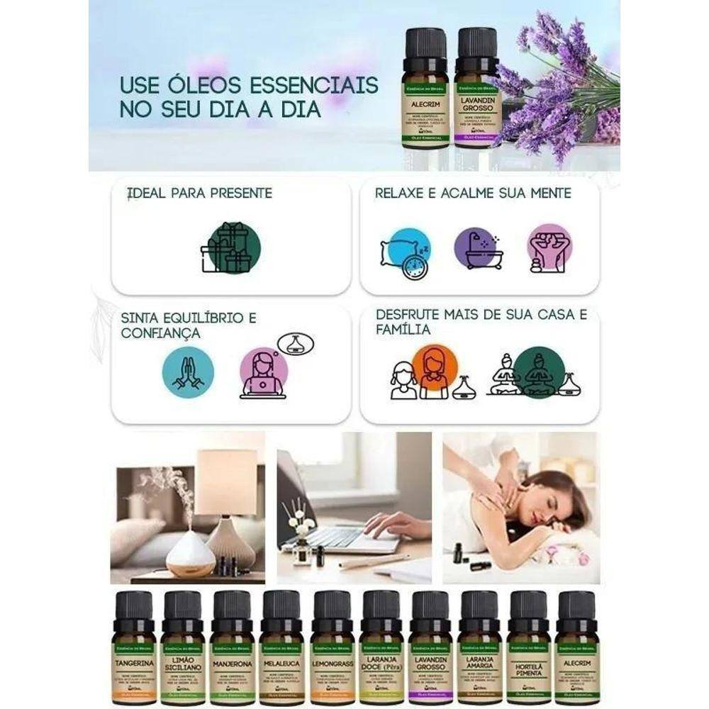 Óleo Essencial Manjerona 20Ml - Puro E Natural