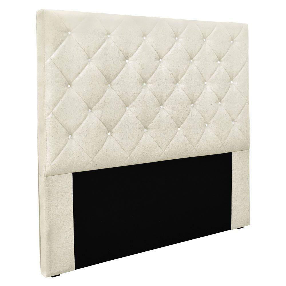 Cabeceira King 1,95M Tânia Linho Pérola - Pallazio
