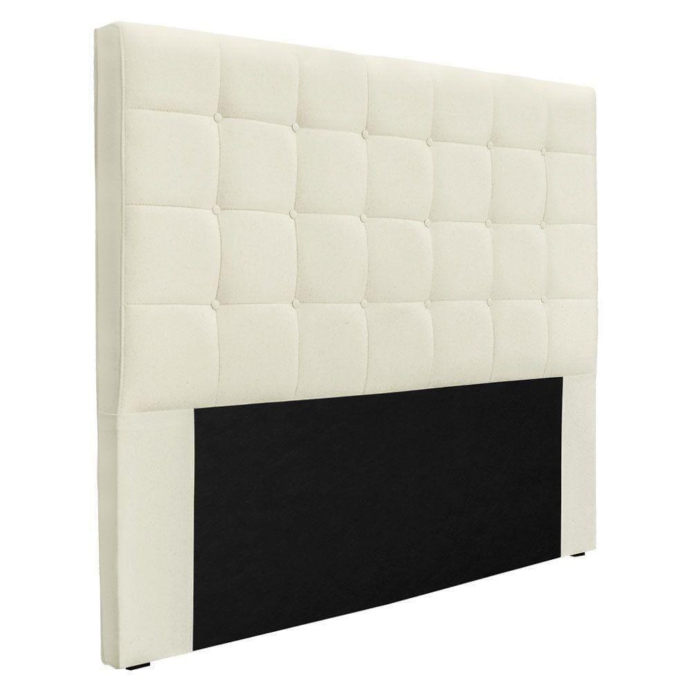 Cabeceira Solteiro 0,90M Verona Linho Rústico Pérola