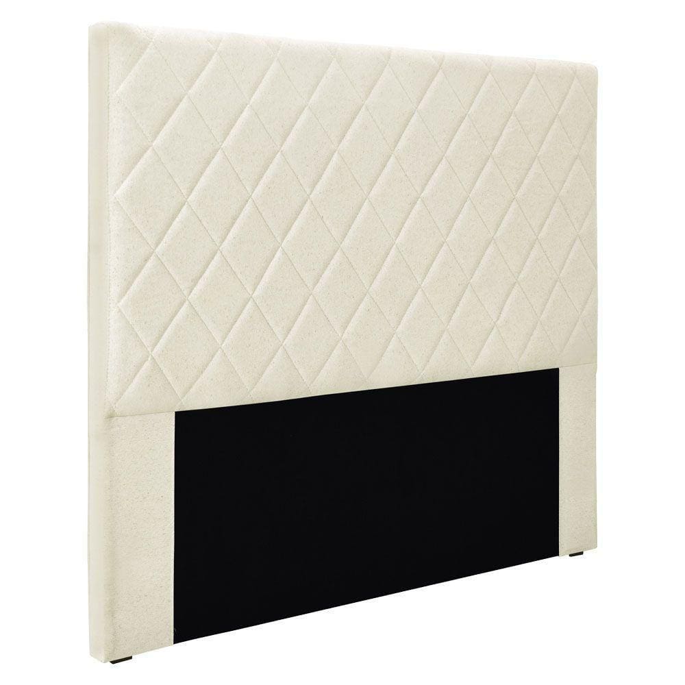 Cabeceira Casal 1,40M Esmeralda Linho Rústico Pérola