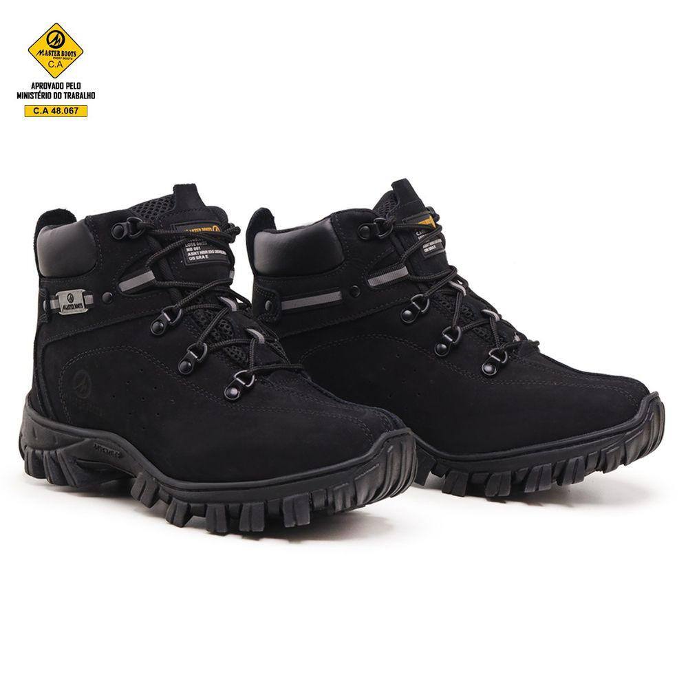 Bota caterpillar adventure couro legitimo com palmilha gel feminino