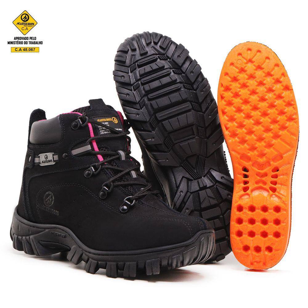 Bota Caterpillar Masculina Coturno Adventure Couro Cano Médio em