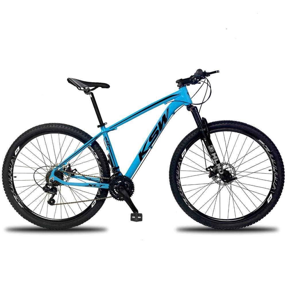 Bicicleta Ksw Xlt 2020 Disc M Aro 29 Susp. Dianteira 21 Marchas - Preto/azul