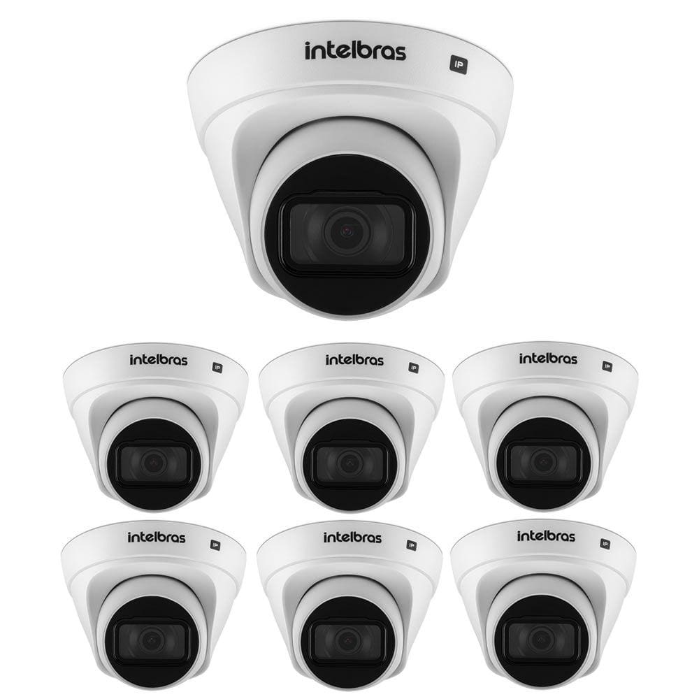 Kit 7 Câmeras IP 2 Megapixels Full HD 30m Starlight VIP 3230 D SL G3 Intelbras