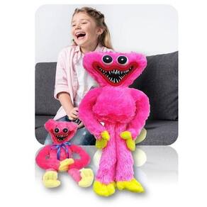 Poppy Playtime Jogo Boneco Pelúcia Huggy Wuggy Azul Escuro em