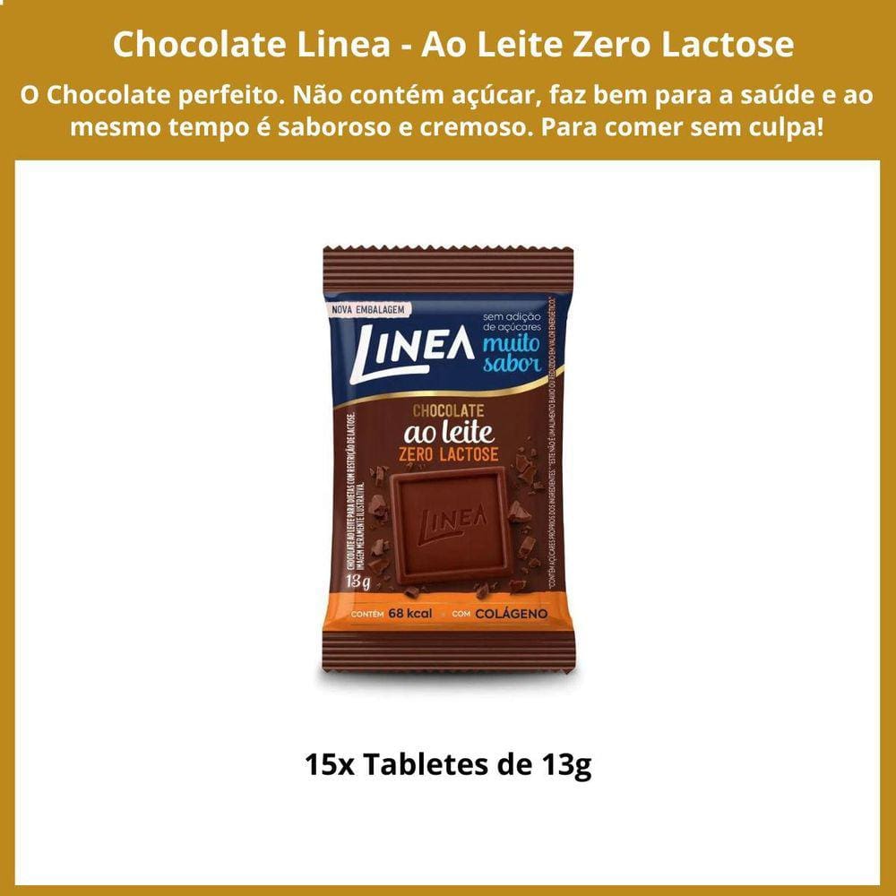 Chocolate Linea 15 De 13G Zero Açúcar Ao Leite Zero Lactose
