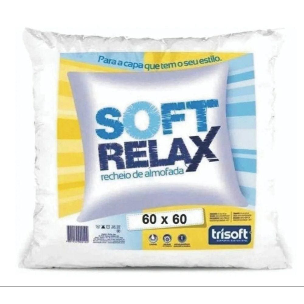 Recheio Enchimento De Almofada Soft Relax 60x60cm - Trisof