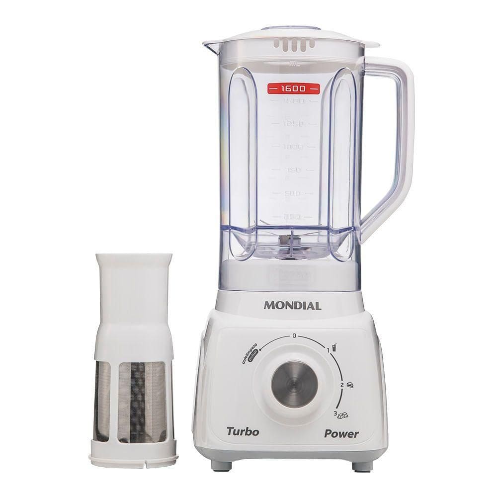 Liquidificador Mondial Turbo Power L-99-wg Liquidificador-220v-branco/cinza