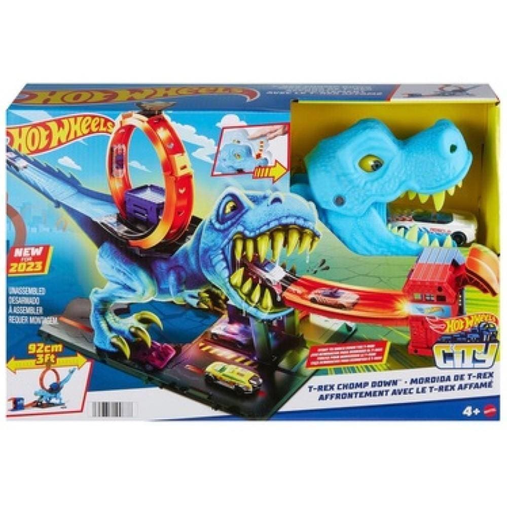 Pista Dino Dinossauro Track Car Infantil Radical Carro 252 peças T