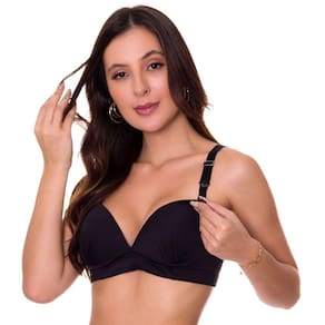 Sutiã Amamentação com Bojo Básico Lingerie Pós Parto Estilo Sedutor - DM524